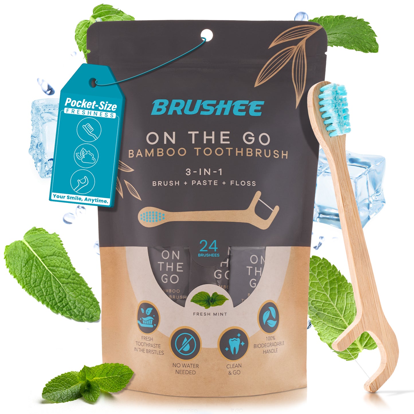Bamboo Toothbrush On The Go
