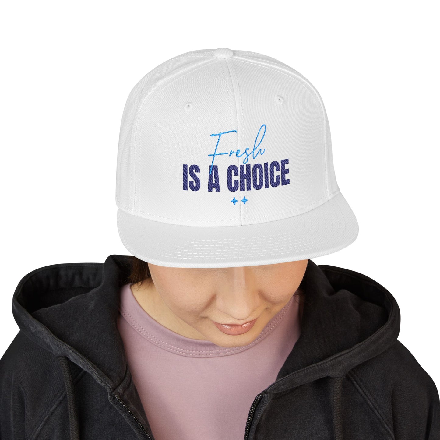 Fresh Is A Choice Embroidered Snapback