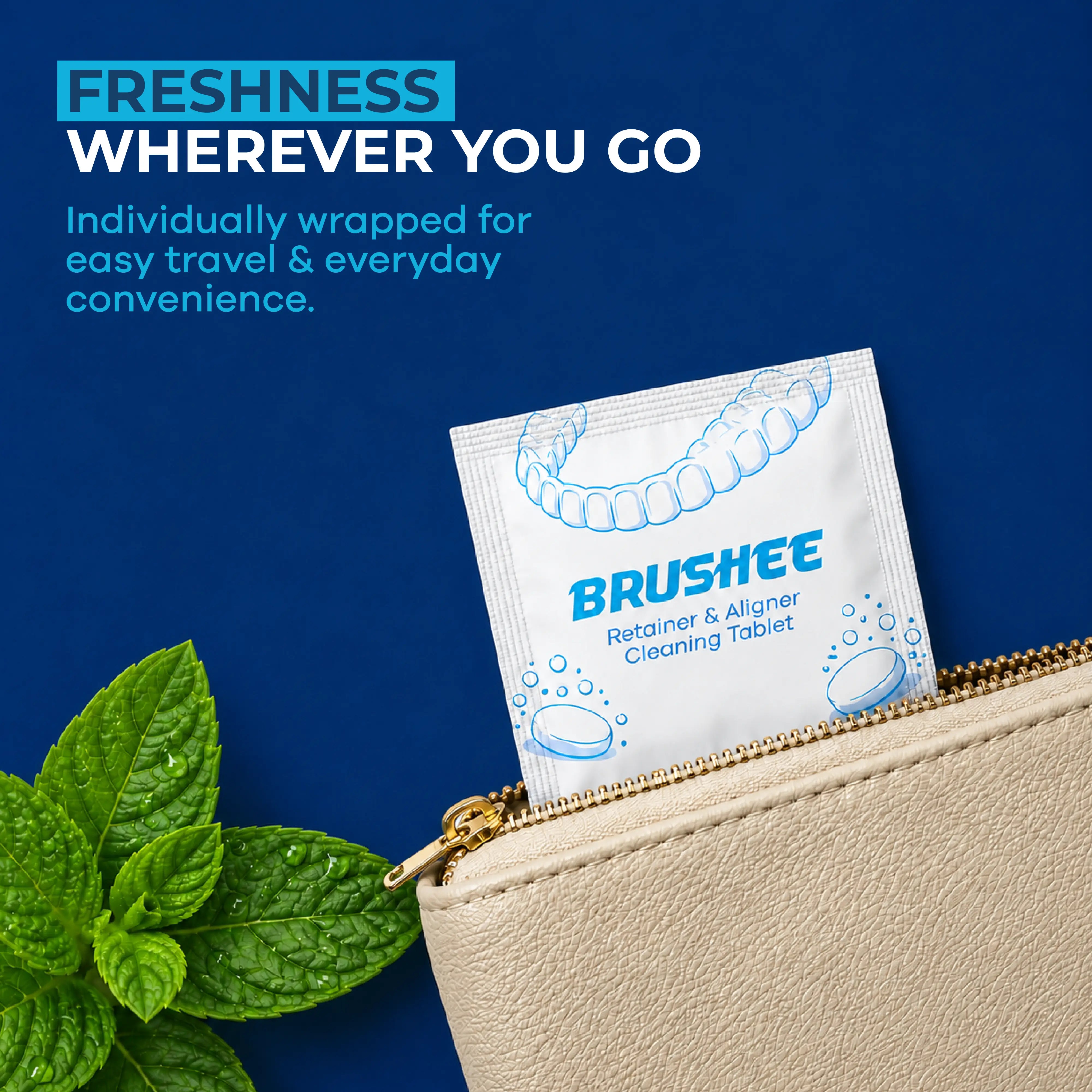Brushee Retainer Cleaner Tablets