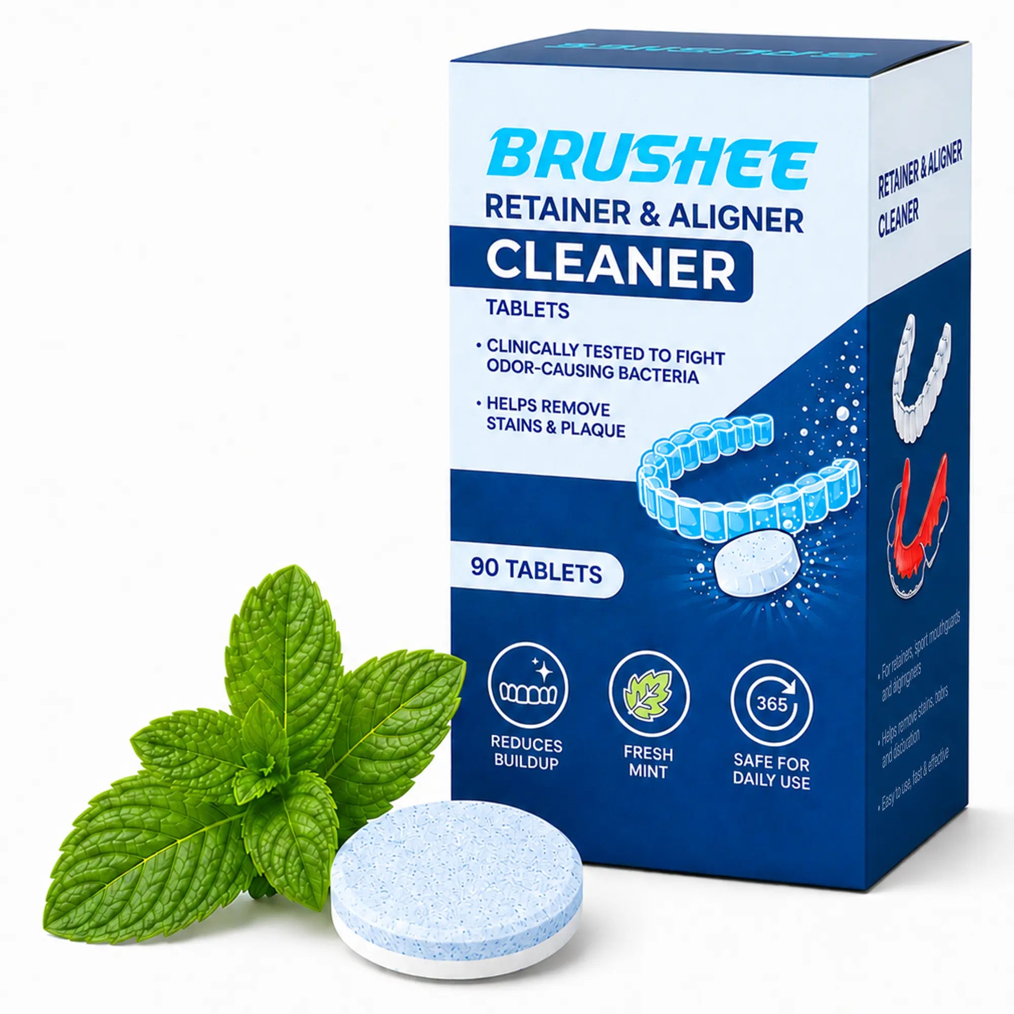 Brushee Retainer Cleaner Tablets