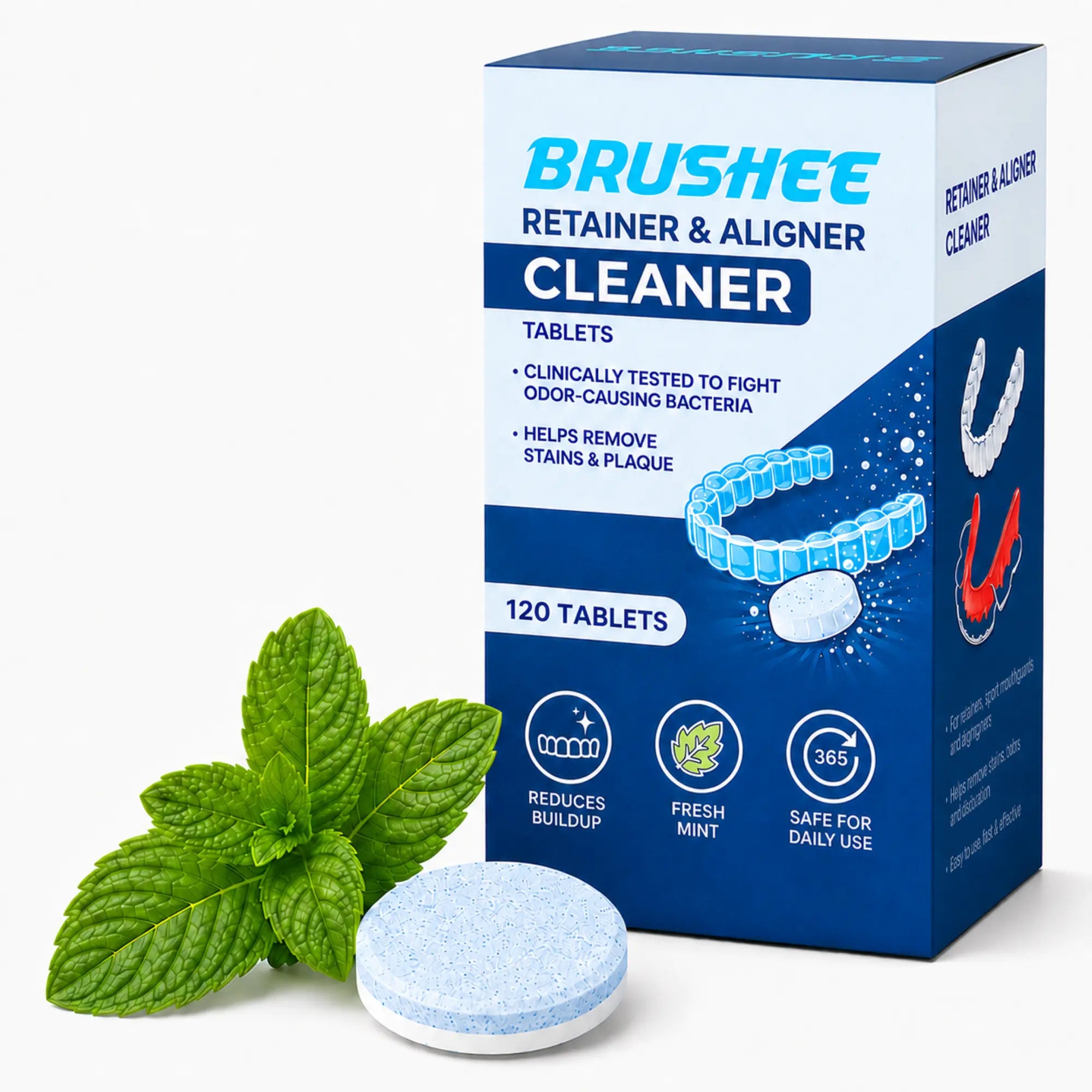 Brushee Retainer Cleaner Tablets