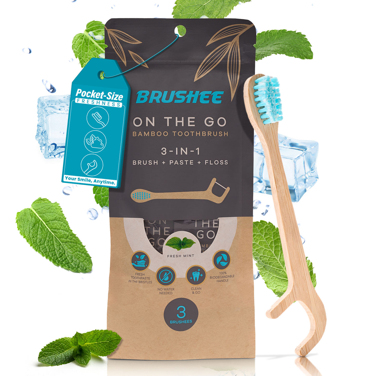 Bamboo Toothbrush On The Go